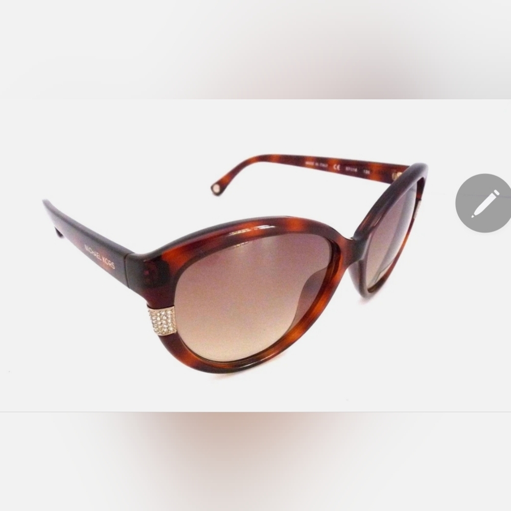 Michael Kors Brown Sunglasses with Gold Accents